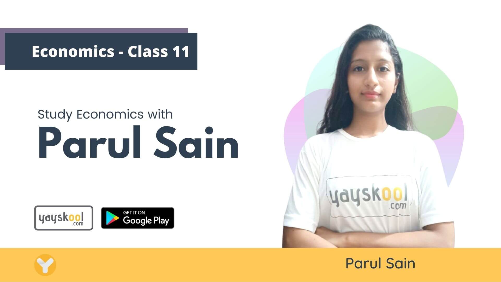 Economics Course for Class 11- Study Economics with Parul Sain