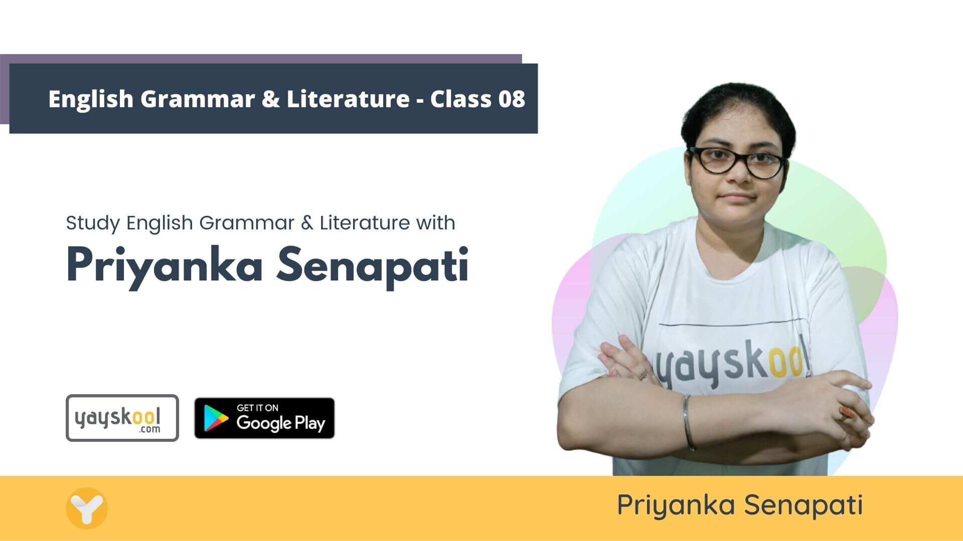 English Grammar and Literature Course for Class 08 - By Priyanka Senapati